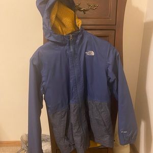 The North Face boys large 14-16 blue